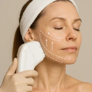 Woman having HI-FU to reduce wrinkles call LA LIPO Wellingborough Now!