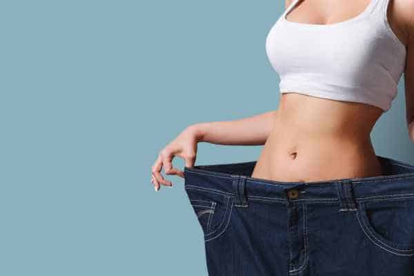 woman after fat reduction treatment Wellingborough