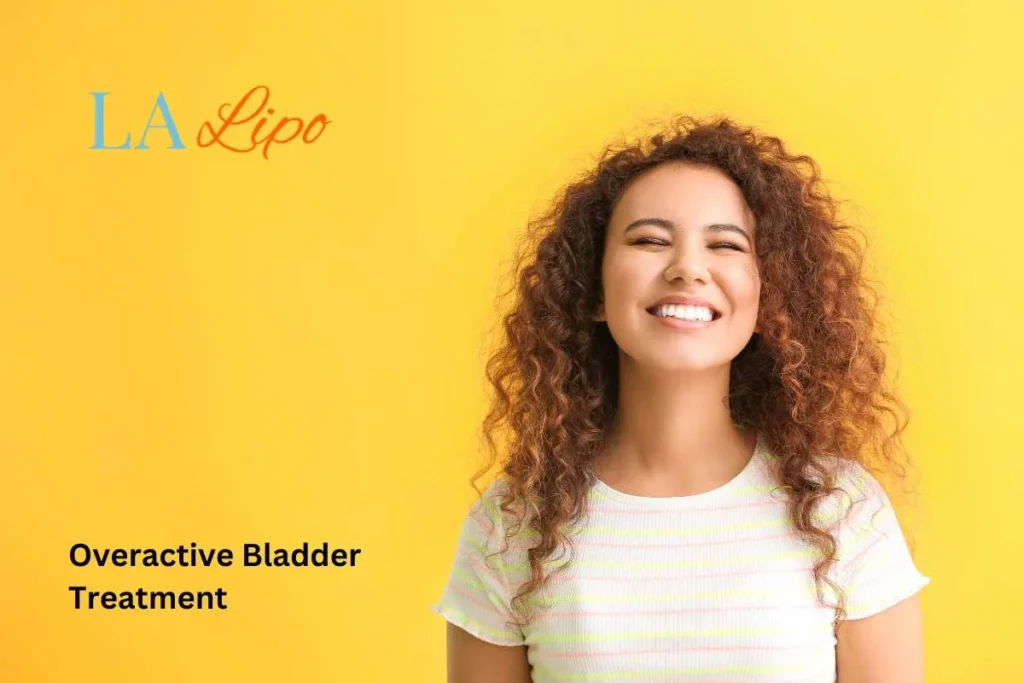 woman smiling about overactive bladder treatment Wellingborough solutions