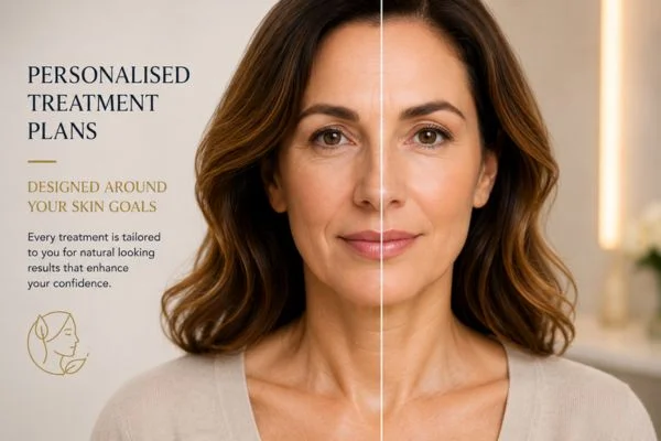 Before and after results of Collagen Lift Therapy Wellingborough
