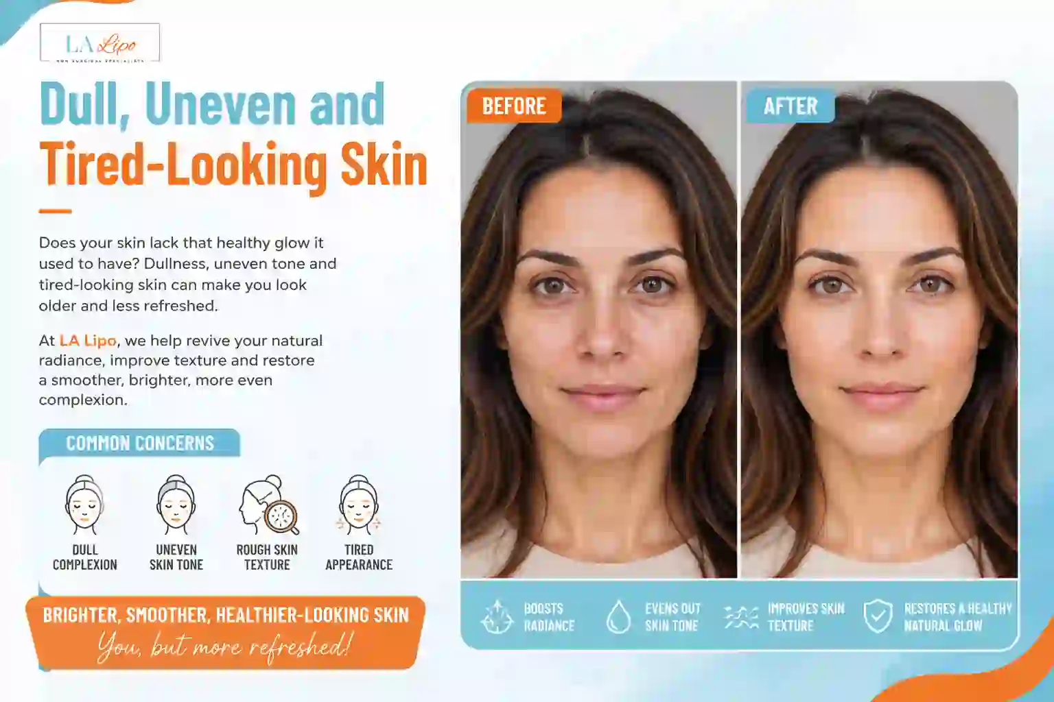 Sign #5: Dull, Uneven and Tired-Looking Skin Wellingborough